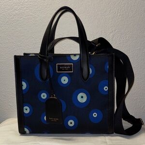 Kate Spade Manhattan Evil Eye Jacquard Small Tote